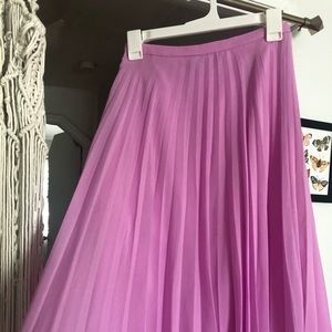 Asos knee length accordion skirt